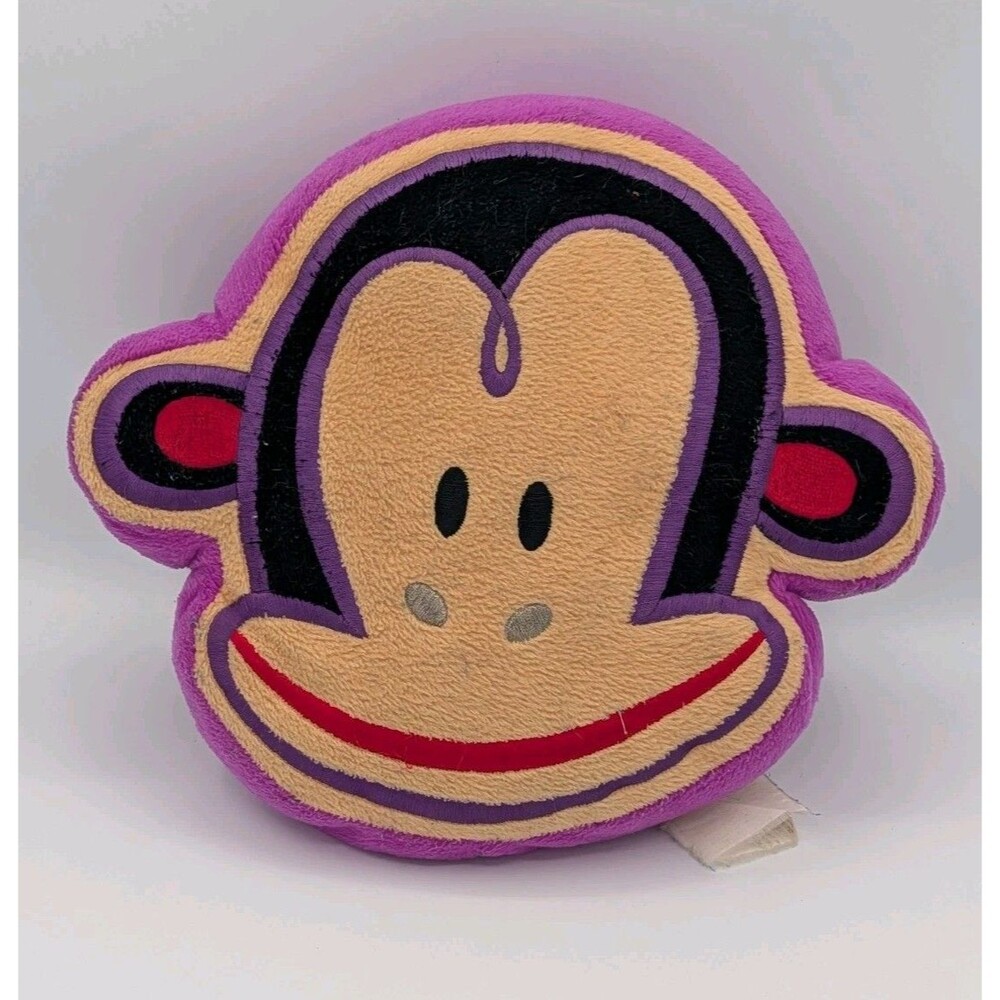 Cathy B Monkey Plush Pillow Vintage Y2K Stuffed Animal Nursery Decor